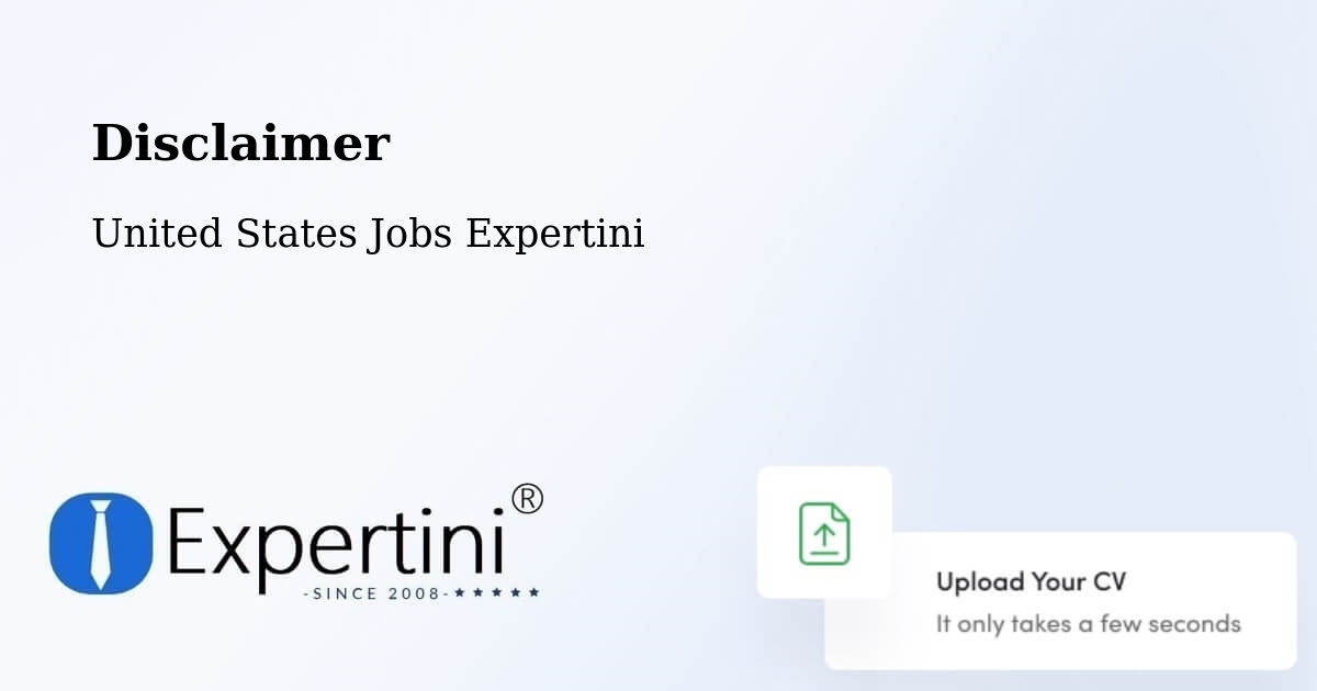 Disclaimer – Wilmer - United States Jobs Expertini